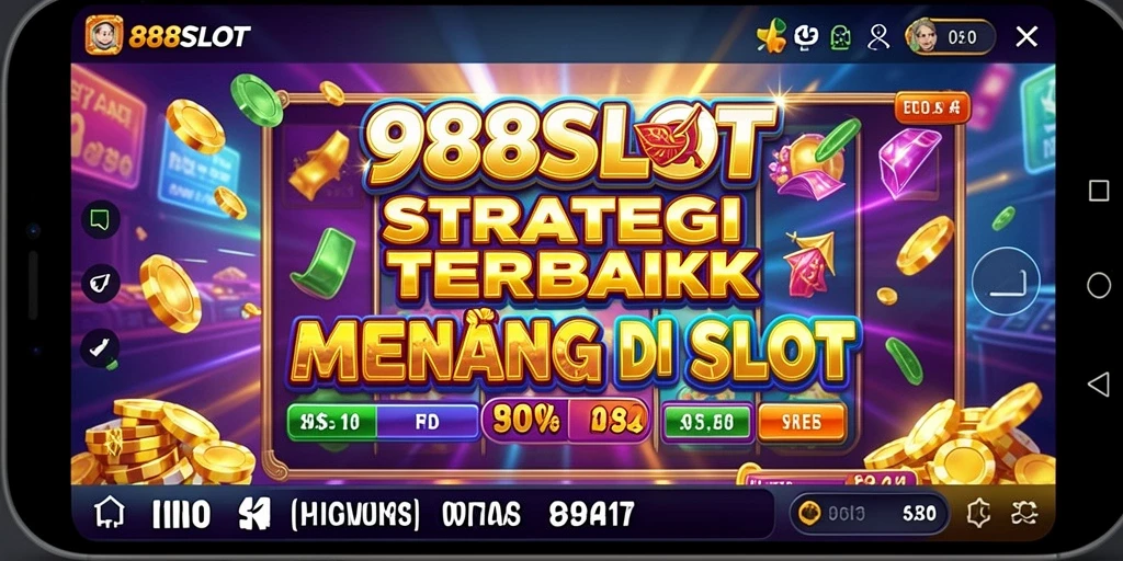 Tampilan UI yang menarik dan gameplay mendebarkan di 988SLOT.