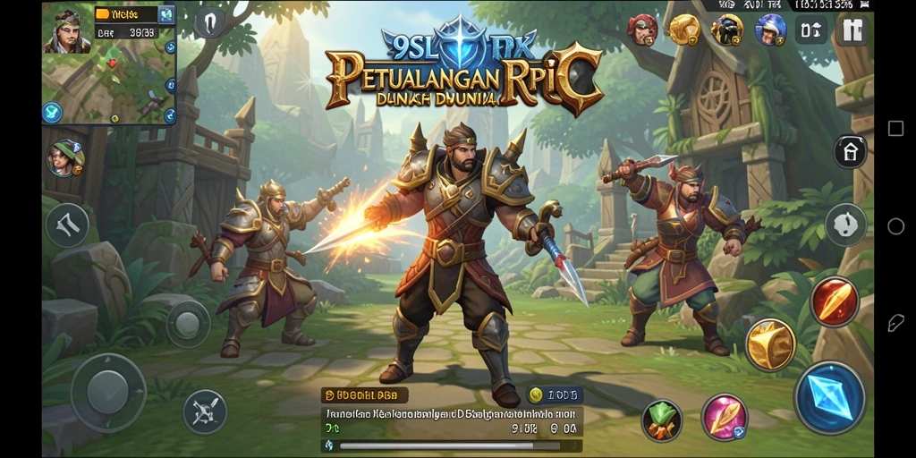 Tampilan gameplay 9SL yang memukau dengan aksi seru dan karakter menarik.