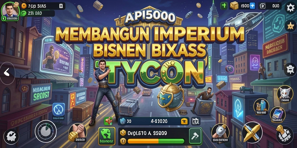Tampilan menarik gameplay API5000 dengan elemen Tycoon yang mendebarkan.