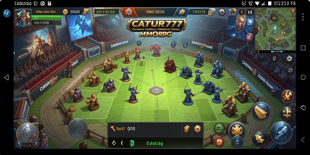 Gameplay menarik dalam CATUR777 dengan elemen MMORPG yang mendalam.