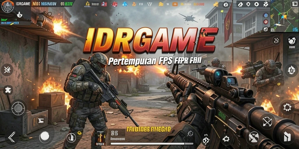 Gameplay intens dari IDRGAME dengan pertempuran seru.