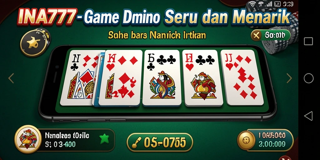 Tampilan menarik dari gameplay Domino INA777.