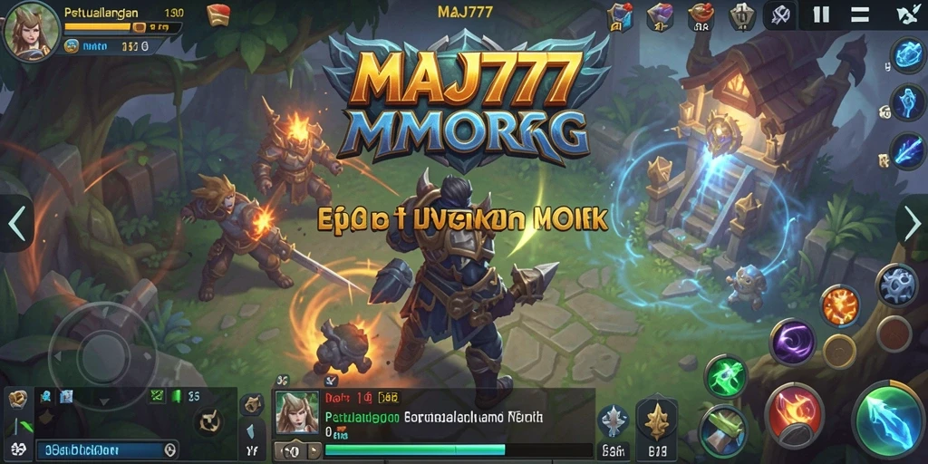 Gameplay epik dalam dunia fantasi MAJ777.