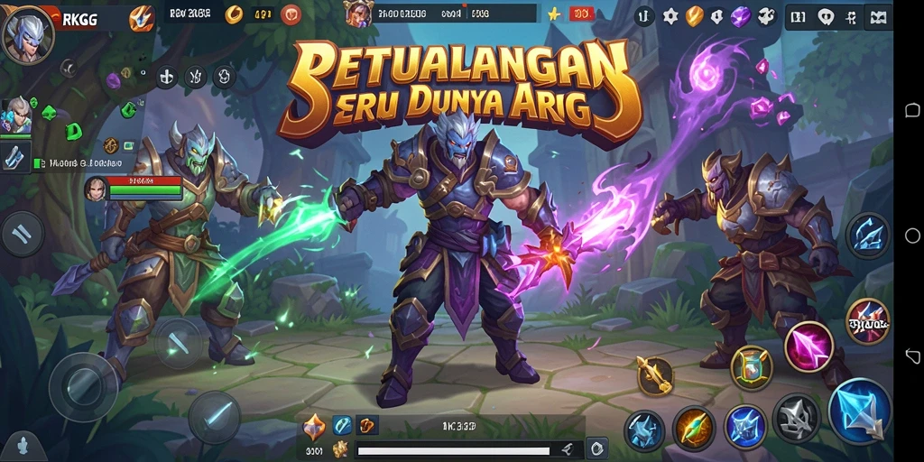 Gameplay seru dalam dunia ARPG yang luas.
