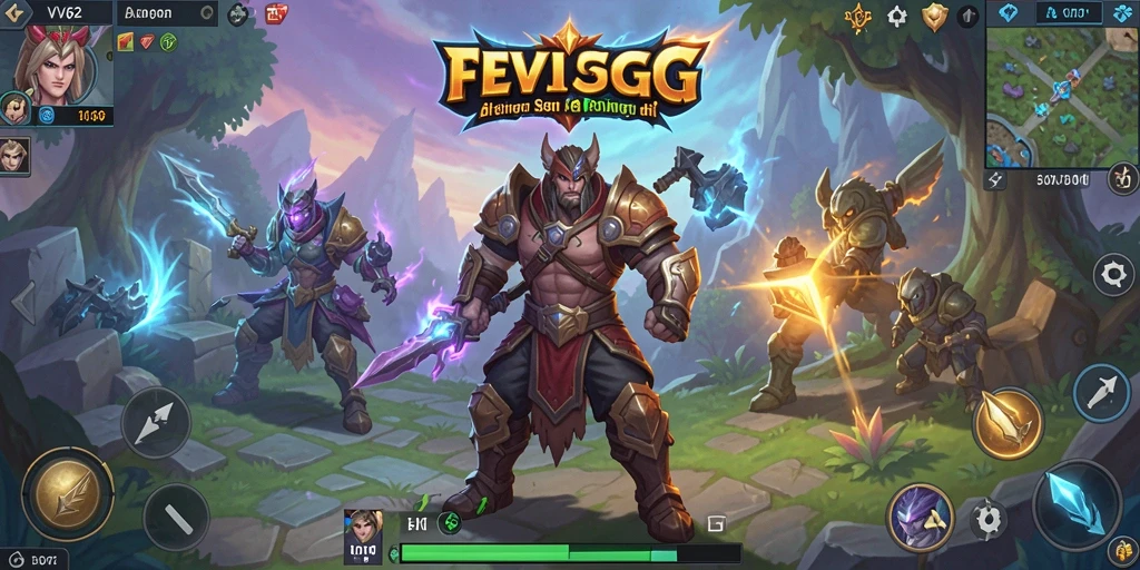 Tampilan gameplay menakjubkan dari dunia ARPG VV62.