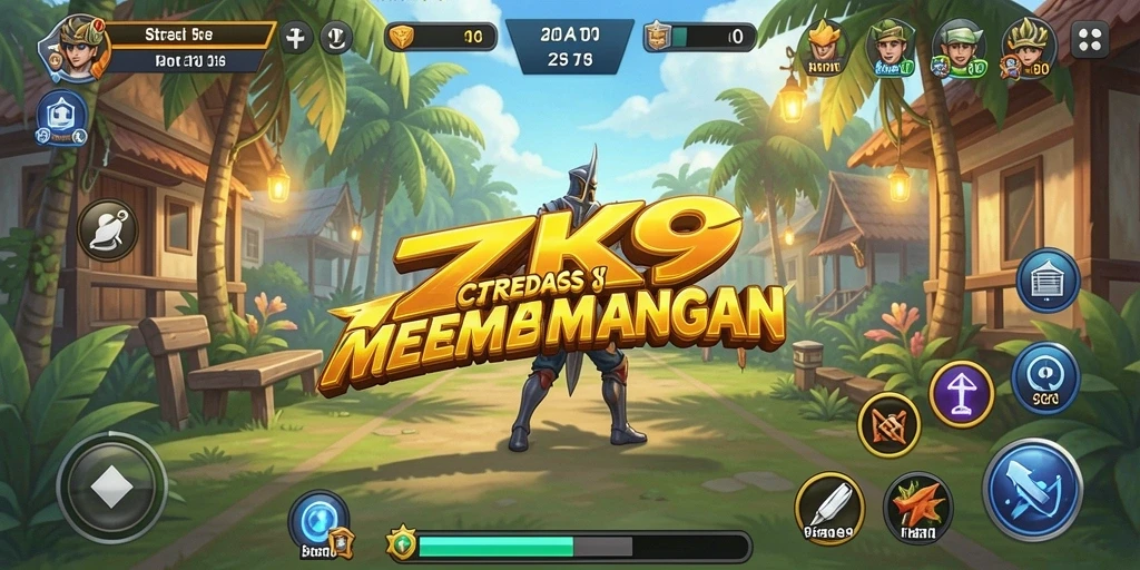 Tangkapan layar ZK9 menampilkan momen epik dalam permainan strategi.