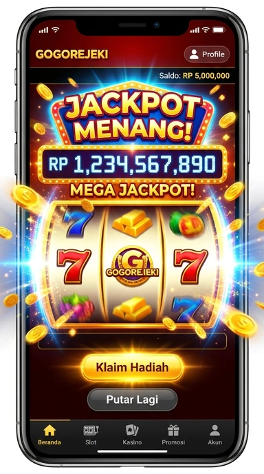 Tampilan antarmuka yang ramah pengguna di gogorejeki.